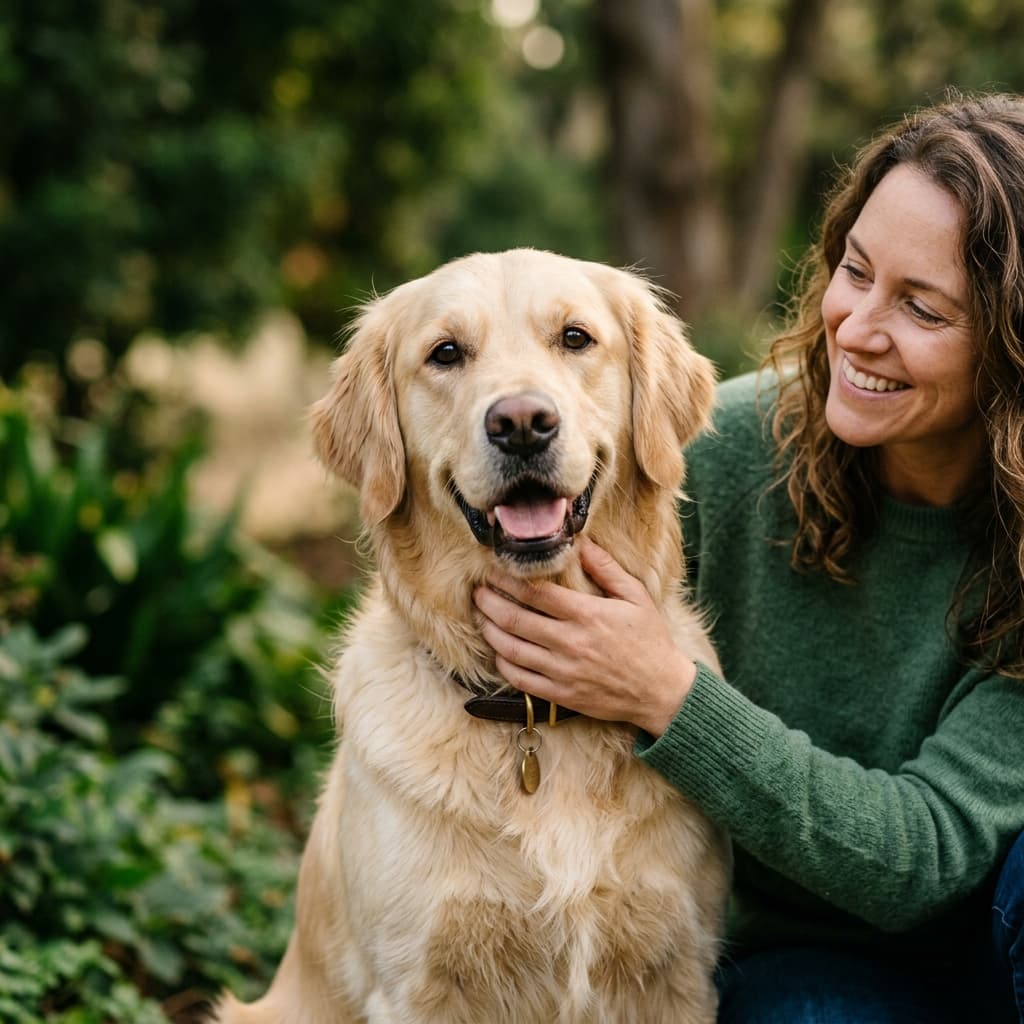 Hund als freundliches Motiv für Hundeversicherung